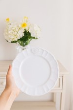 Clayre&Eef Teller, Herz, Landhausstil, Shabby, Geschirr