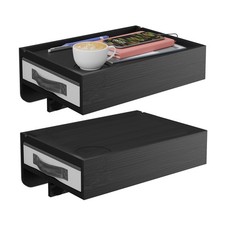 Nachttisch Bettablage Hochbett Ablage Hängenachttisch klemmbar Bambus 2er Set