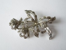 Art Deco Brosche Markasit