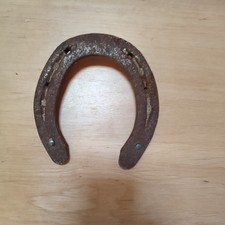 Hufeisen, echt, aus Metall