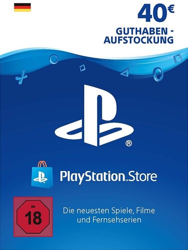 Psn guthabencode - 40€, psn-guthabencode