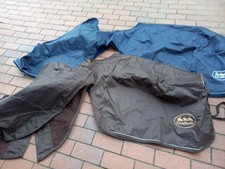 Regen-Ausreitdecke,  von Kavalkade Gr.125-155 Farben marine + mocca