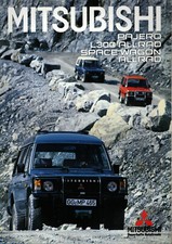 Prospekt Mitsubishi Pajero L300 Allrad Space Wagon Allrad von 1. 1986