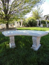 Gartenbank Dekor "Blatt"