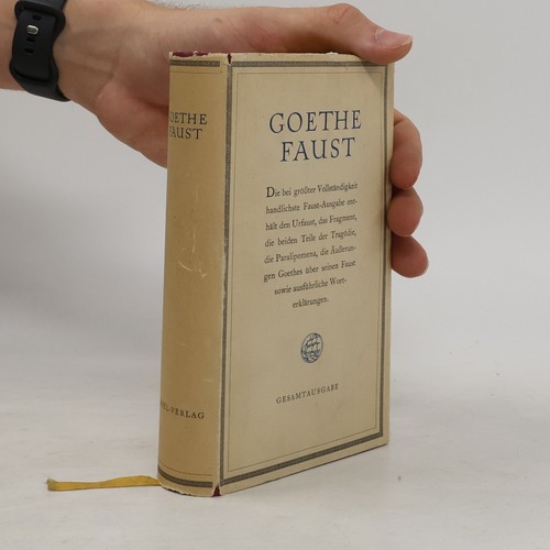 Goethe faust gesamtausgabe - faust:, gesamtausgabe 