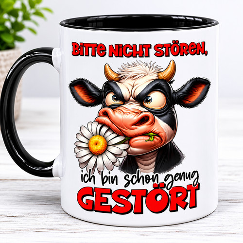 Lustige kuh tasse - lustige,