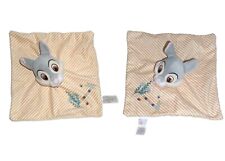 WIE NEU 2x Disney Baby Simba Toys Hase Klopfer Thumper Schmusetuch Schnuffeltuch