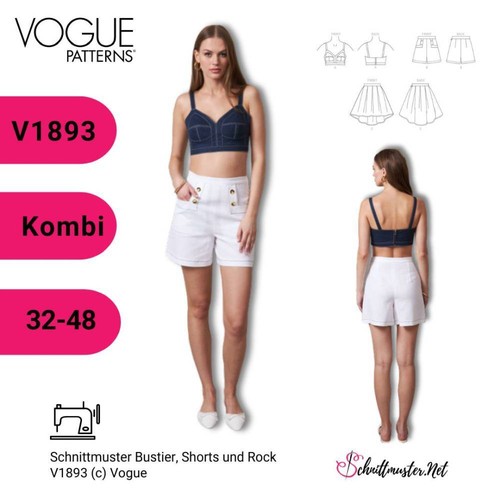 Schnittmuster vogue 1893 - schnittmuster,