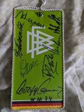 Unikat. Originale Autogramme. Wimpel.  Bayern. DFB. WM 1974. Köln. Gladbach. 