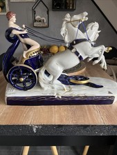 Porzellanfigur Royal Dux Bohemia Wagenlenker