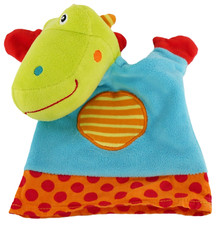 Fehn Handpuppe Dino Drache Krokodil Schmusetuch Kuscheltuch Theater Spielzeug