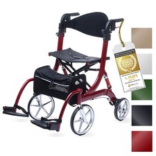 2 in 1 Rollator-Rollstuhl