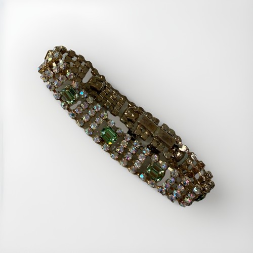 Vintage farbiges strass - farbiges,