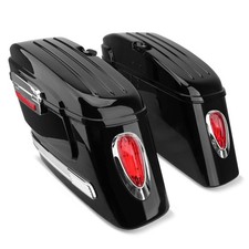 Motorrad Koffer für Chopper Bagger Satteltaschen Craftride SC7 gebraucht