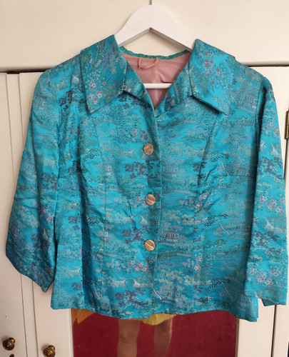 Damen jacke kurz m türkis - damen,