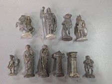 10 Zinnfiguren - aus Schachspiel ? - Uta von Naumburg + Römer und Mittelalter