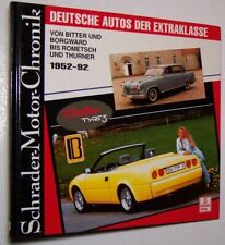 Deutsche Autos 1952-92 Audi 100 Coupé S Bitter CD Ford OSI Rometsch Indra Isdera