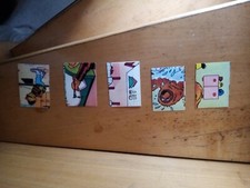 Sesamstrasse - Americana  Klebebilder  aus den  70 er Jahren - 5 Stück Set 3