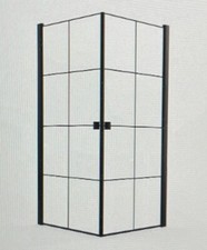 MARWELL Glasdusche Duschglas 90 x 90 x 200 cm Eckdusche in modernen Design 0648