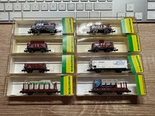 8 Minitrix N Güterwagen sehr