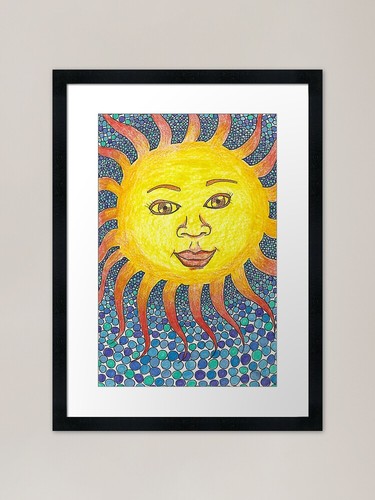 You are sunshine gerahmter - you, my