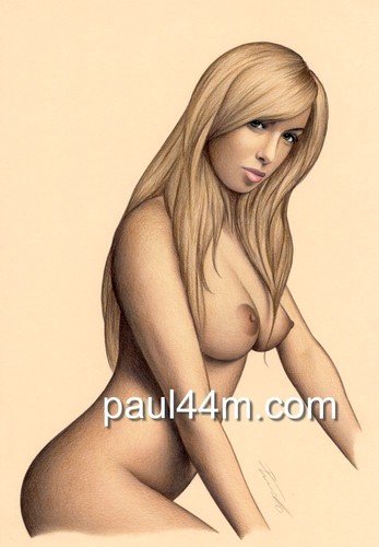 Nude art woman aktzeichnung - art,