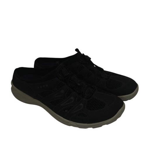 Black and gray outdoor mules - and,