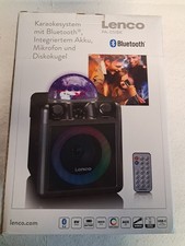 Lenovo Karaokesystem PA-051BK Schwarz, Bluetooth 5.2, Akku, Mikrofon, Discokugel