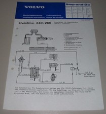 Einbauanleitung Volvo 240 / 260 Schaltplan für Zusatzrelais Stand 10/1982