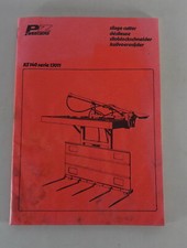 Betriebsanleitung und Ersatzteilliste PZ Siloblockschneider KS140 Serie 13011 