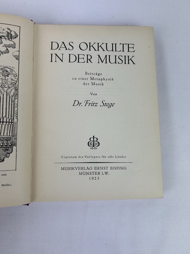 Das okkulte der - in, /