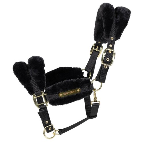 Nylonhalfter mit lammfell soft - mit,