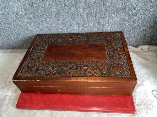 Alte schatulle box holzkiste - schatulle,