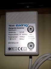 TV 2 Geräteverteiler Axing  TVS 8-01  kabeltauglich  gebraucht