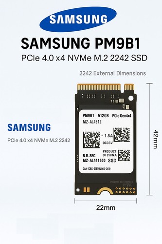 Samsung pm9c1a 512gb nvme - samsung,