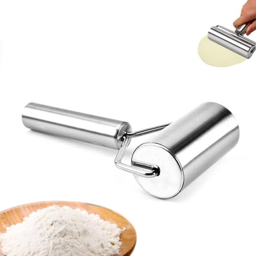 Edelstahl teigroller klein - edelstahl,