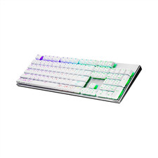 CoolerMaster Tastatur SK653 LowPropile MX-Red RGB Weiß DE Layout (Gebraucht)