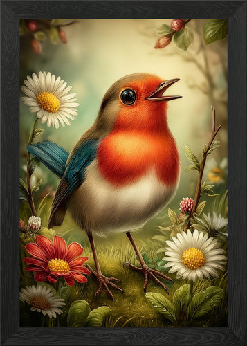 Rotes rotkehlchen vogel - rotkehlchen,
