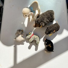 Steiff Konvolut sechs Tiere -