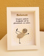 Steinbilder handmade 3D Yoga Balance  Steinbild