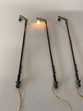 I) Viessmann-Brawa-150 mm braune Mastlampe-Industrielampe-Glockenschirm- Geprüft