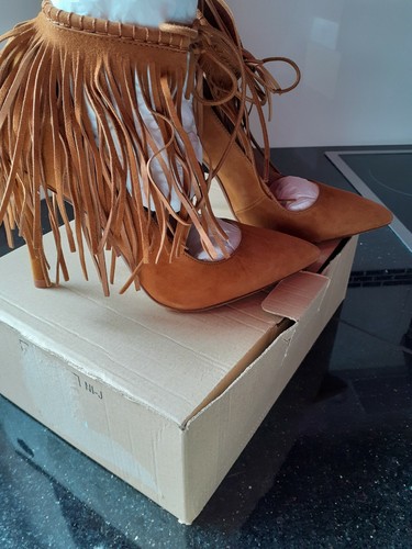 Pumps zara braun fransen - pumps,