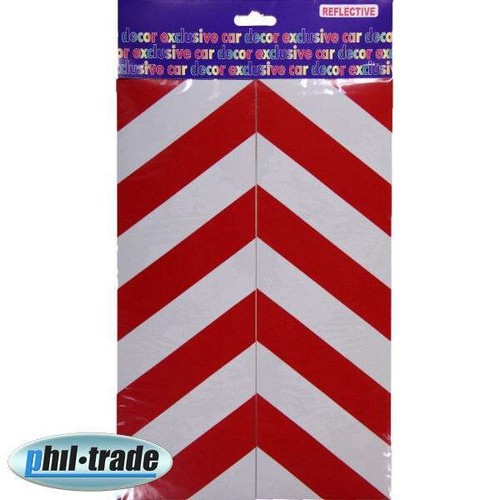 Warntafel rot weiss - 2x,