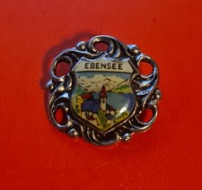 Anstecknadel "Ebensee" Hutnadel Wandernadel Brosche