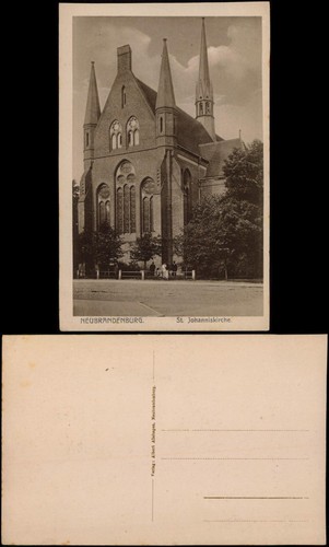 Ansichtskarte neubrandenburg - ansichtskarte,