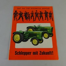 Prospekt / Broschüre John Deere Lanz Schlepper 300 / 500 Baujahr 1960 - 1965