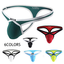 Herren Sexy String Tanga Glänzend Unterwäsche T-Back Thong Bikini Slip Bademo с