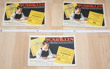 3x MÄRKLIN metall bau kasten