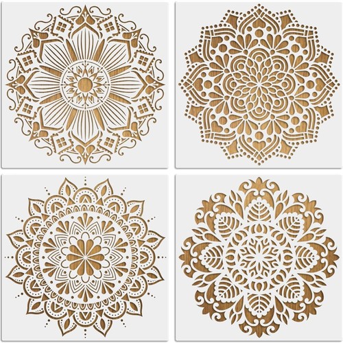 Große mandala schablonen - schablonen, set