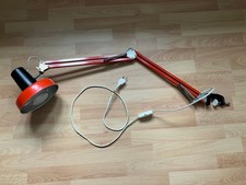 DDR Schreibtischlampe Lampe Leuchte Werkstattlampe Gelenklampe Industrie retro